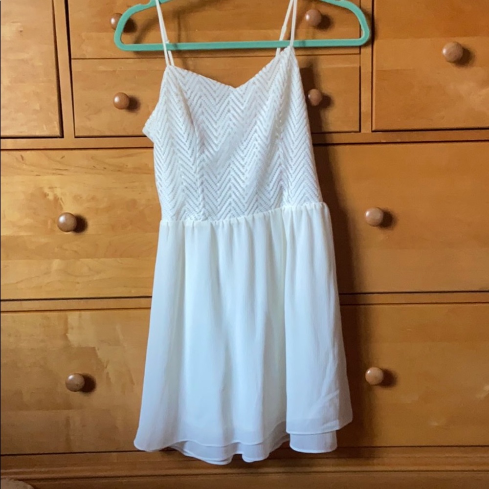 white dress